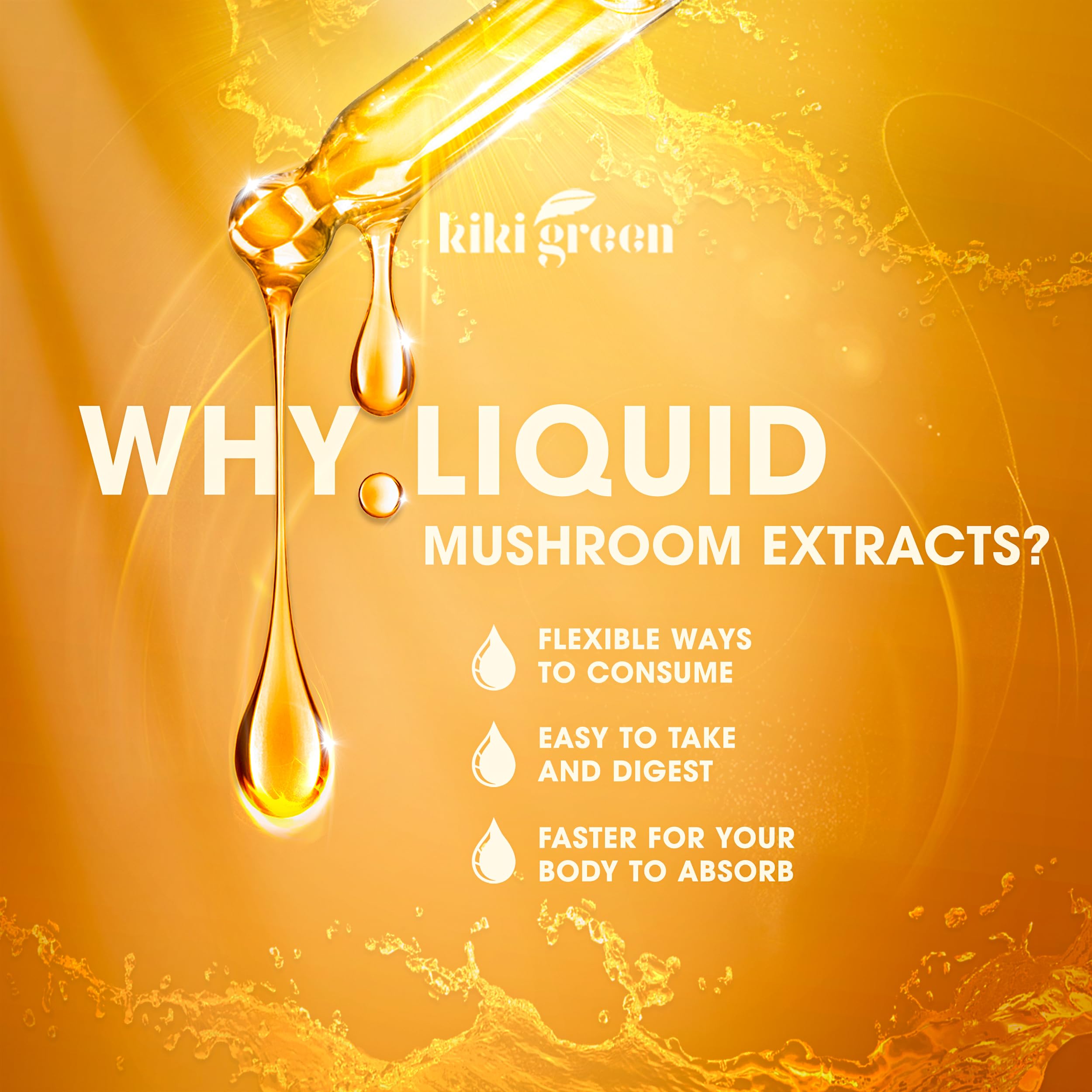 Foto 7 pulgar | Extracto de Hongos en Gotas Kiki Green 8 Mushrooms Complex 30 ml - Venta Internacional