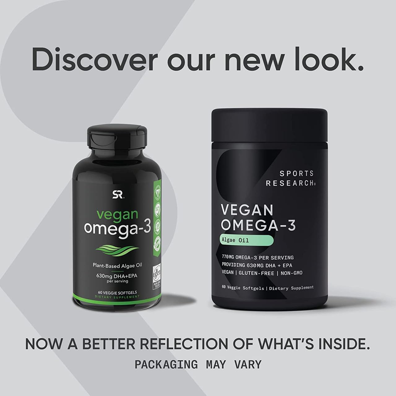 Foto 3 | Suplemento de Algas Omega 3 Vegano Sports Research 60 Cápsulas - Venta Internacional