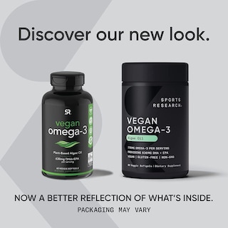 Foto 3 | Suplemento de Algas Omega 3 Vegano Sports Research 60 Cápsulas - Venta Internacional