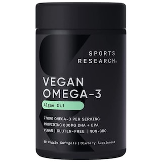 Foto 4 | Suplemento de Algas Omega 3 Vegano Sports Research 60 Cápsulas - Venta Internacional