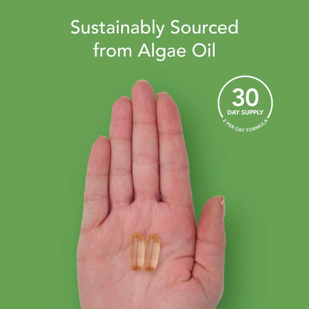 Foto 6 pulgar | Suplemento de Algas Omega 3 Vegano Sports Research 60 Cápsulas - Venta Internacional