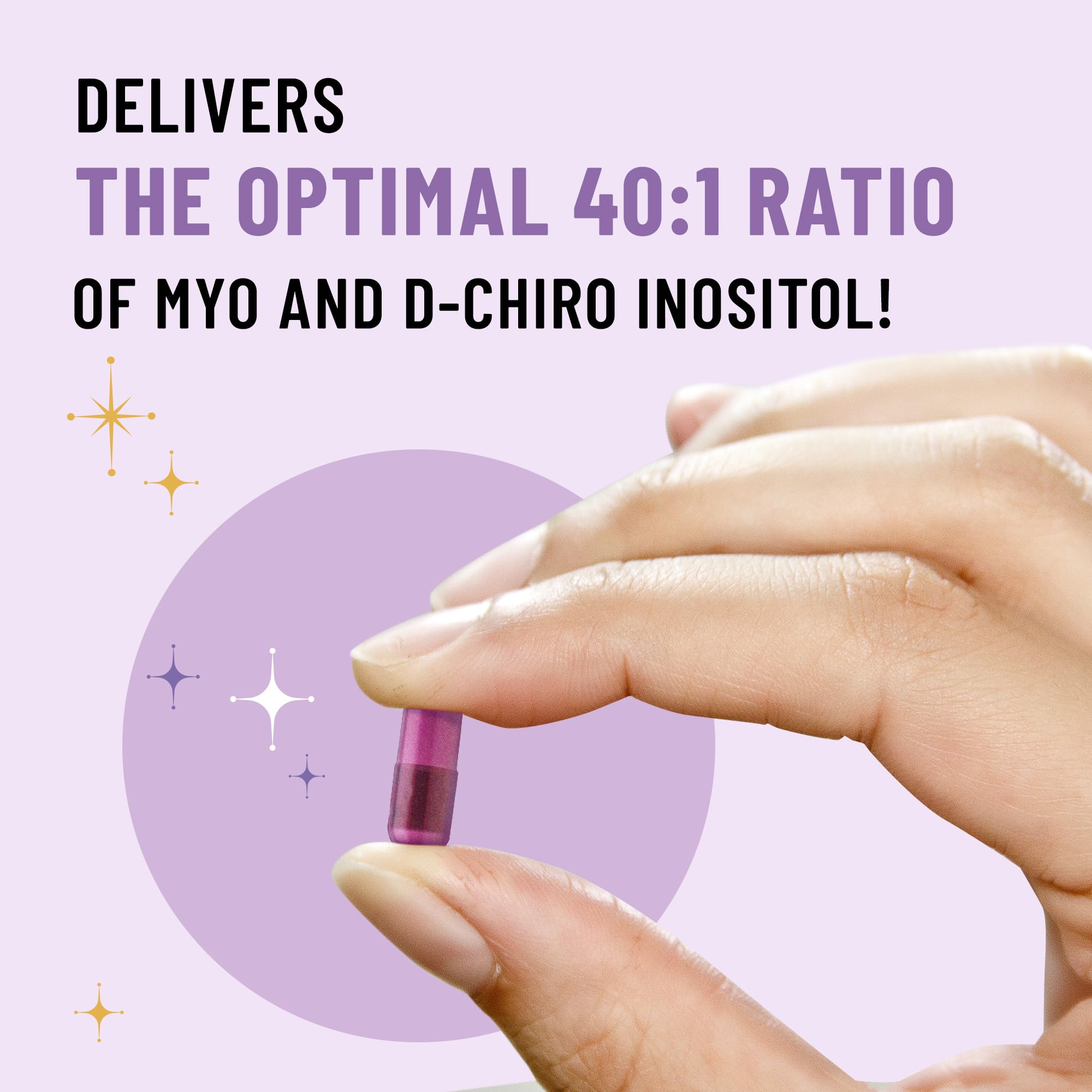 Foto 5 pulgar | Suplemento Legendairy Milk Pure Inositol Myo & D-chiro 30 Cápsulas - Venta Internacional