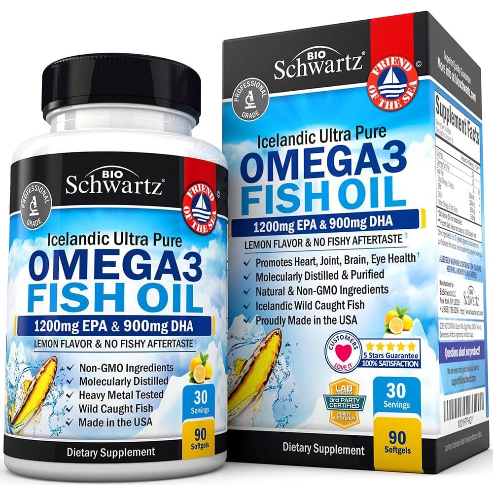 Foto 2 pulgar | Suplemento Bioschwartz Omega 3 de Aceite de Pescado 90 Cápsulas Blandas - Venta Internacional