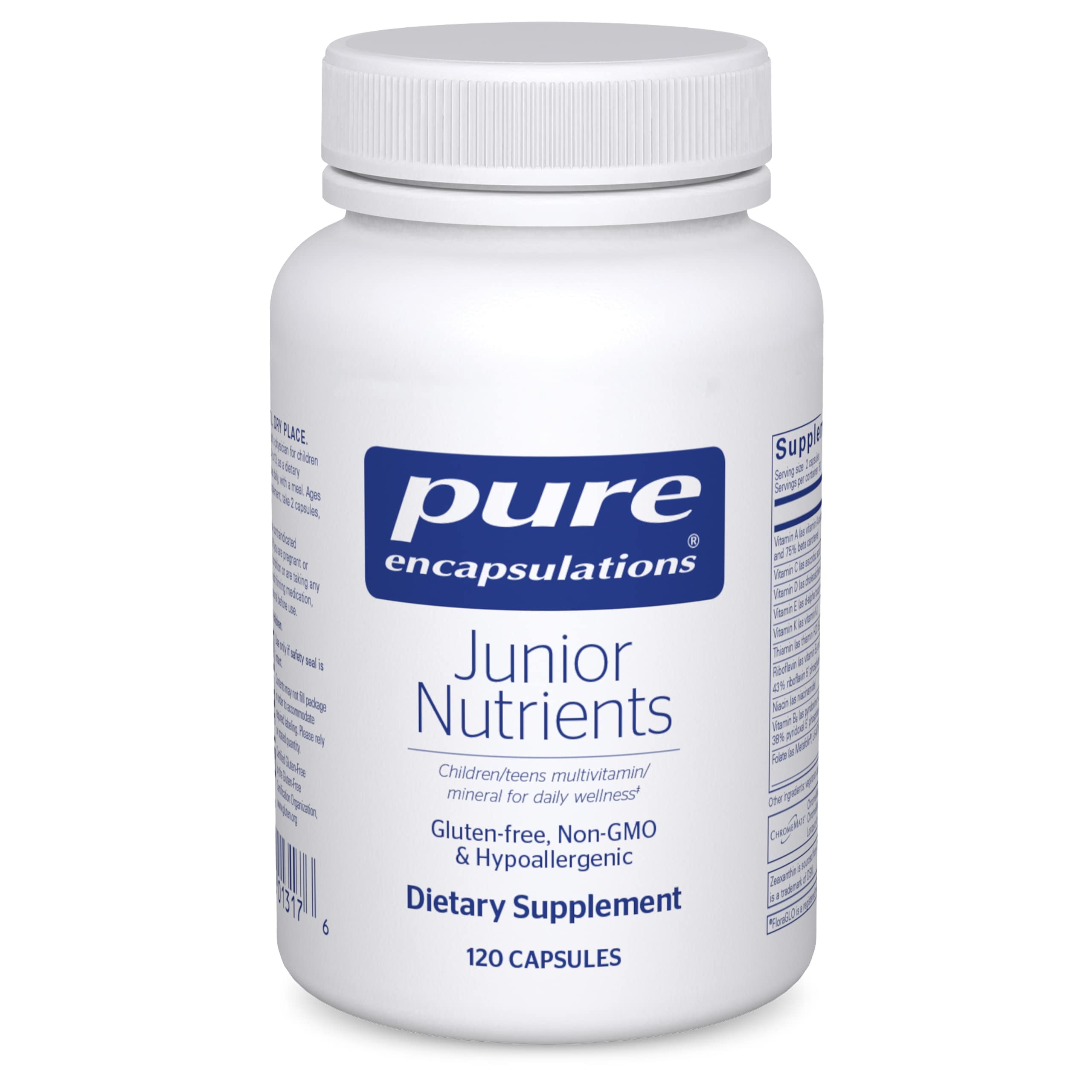 Foto 1 | Suplemento Pure Encapsulations Junior Nutrients 120 Cápsulas - Venta Internacional