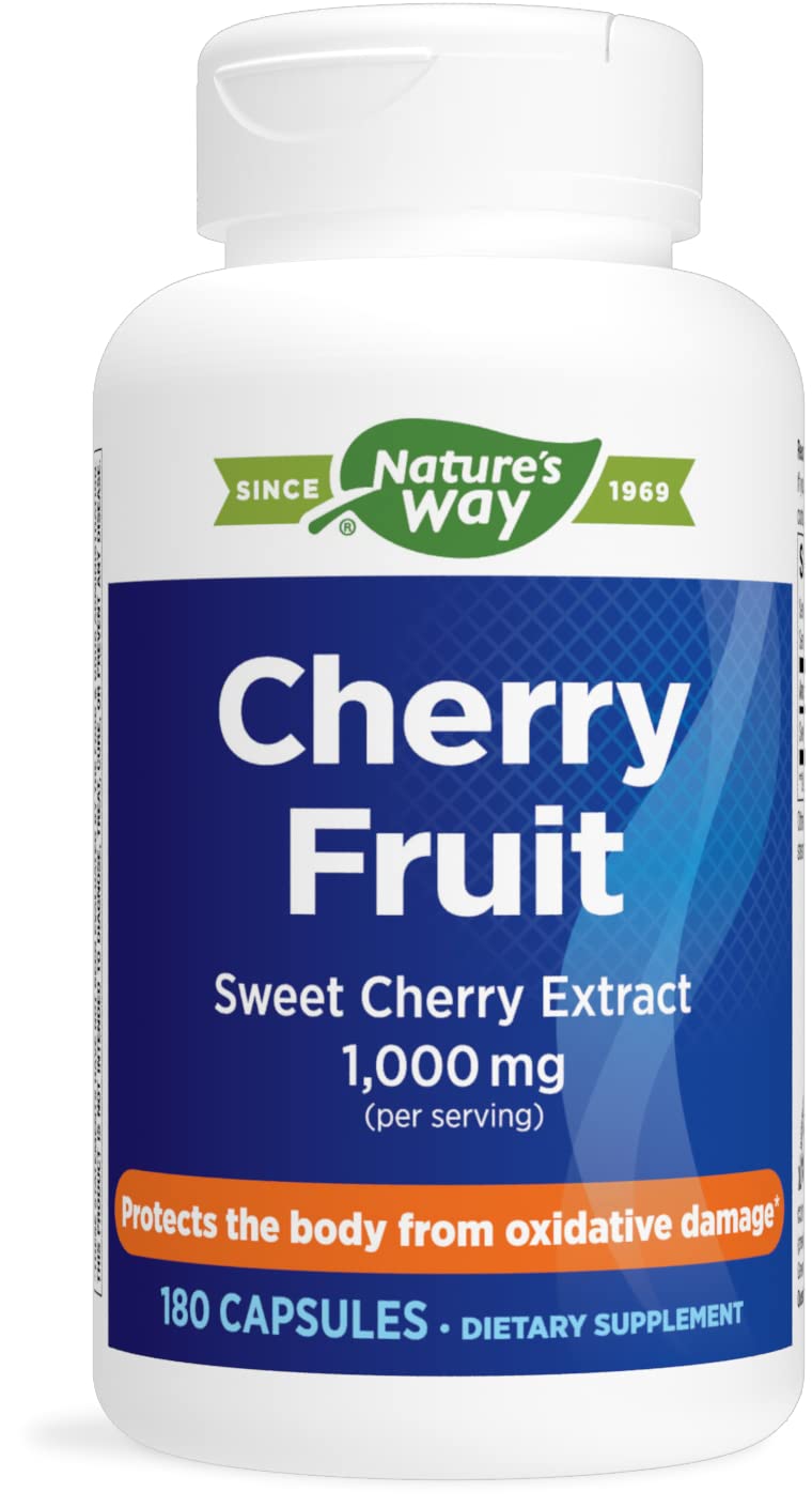 Foto 2 pulgar | Suplemento de Extracto de Cereza Nature's Way 1000 Mg 180 Cápsulas - Venta Internacional