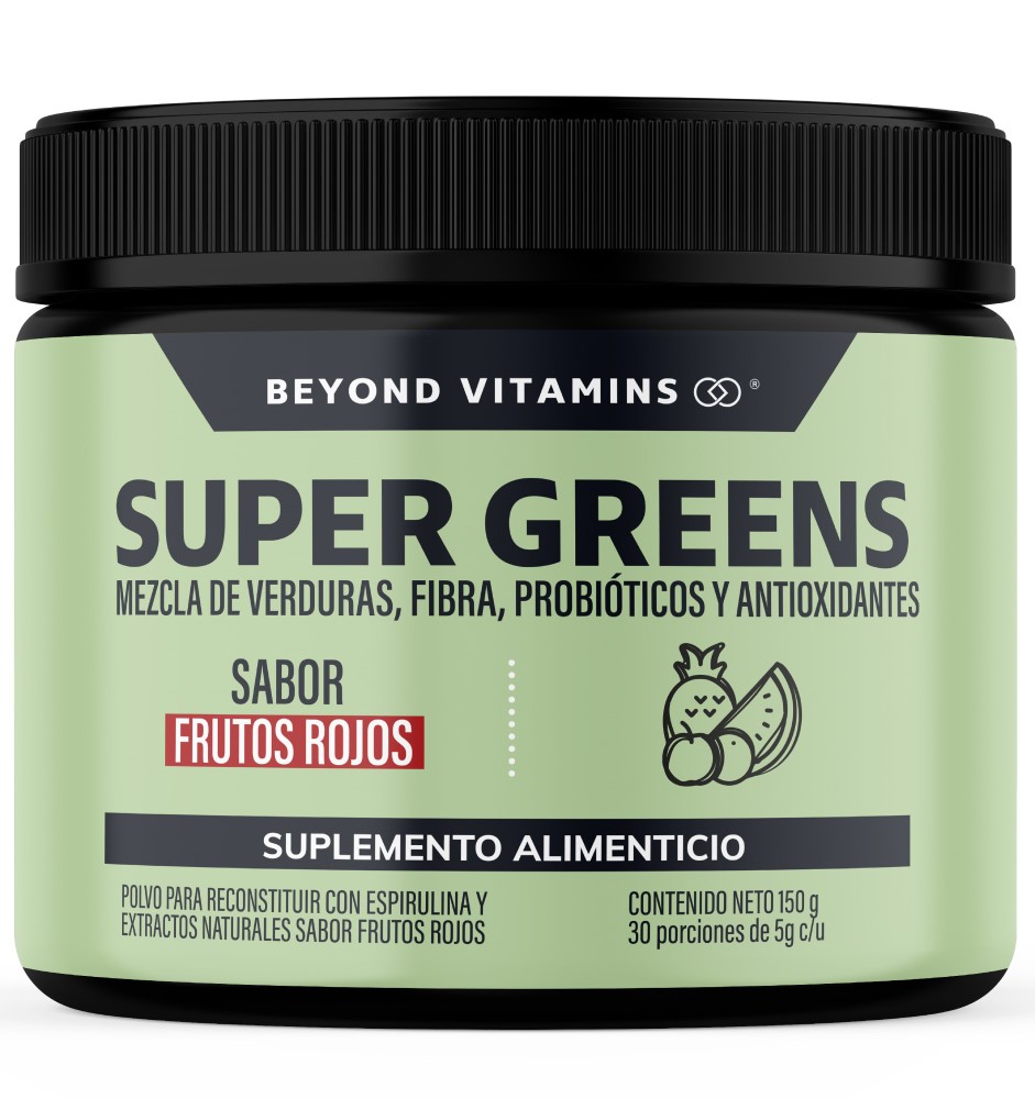 Foto 2 pulgar | Suplemento Alimenticio Beyond Vitamins Super Greens, Jugo Verde En Polvo Con Té Matcha, Espirulina, Bloom 150g