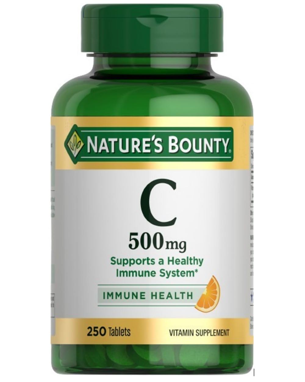Suplemento Vitamínico Nature's Bounty Vitamina C 500 Mg 250 Comprimidos - Venta Internacional