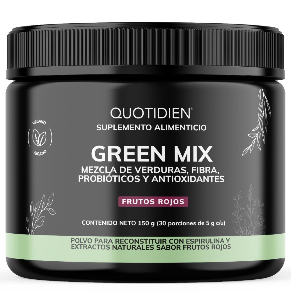 Foto 2 pulgar | Suplemento Alimenticio Quotidien Green Mix Té Matcha, Clorofila, Enzimas Digestivas, Probióticos Bloom 150g