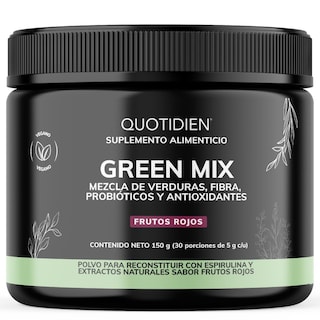 Foto 1 | Suplemento Alimenticio Quotidien Green Mix Té Matcha, Clorofila, Enzimas Digestivas, Probióticos Bloom 150g