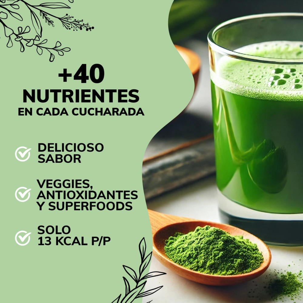 Foto 4 pulgar | Suplemento Alimenticio Quotidien Green Mix Té Matcha, Clorofila, Enzimas Digestivas, Probióticos Bloom 150g