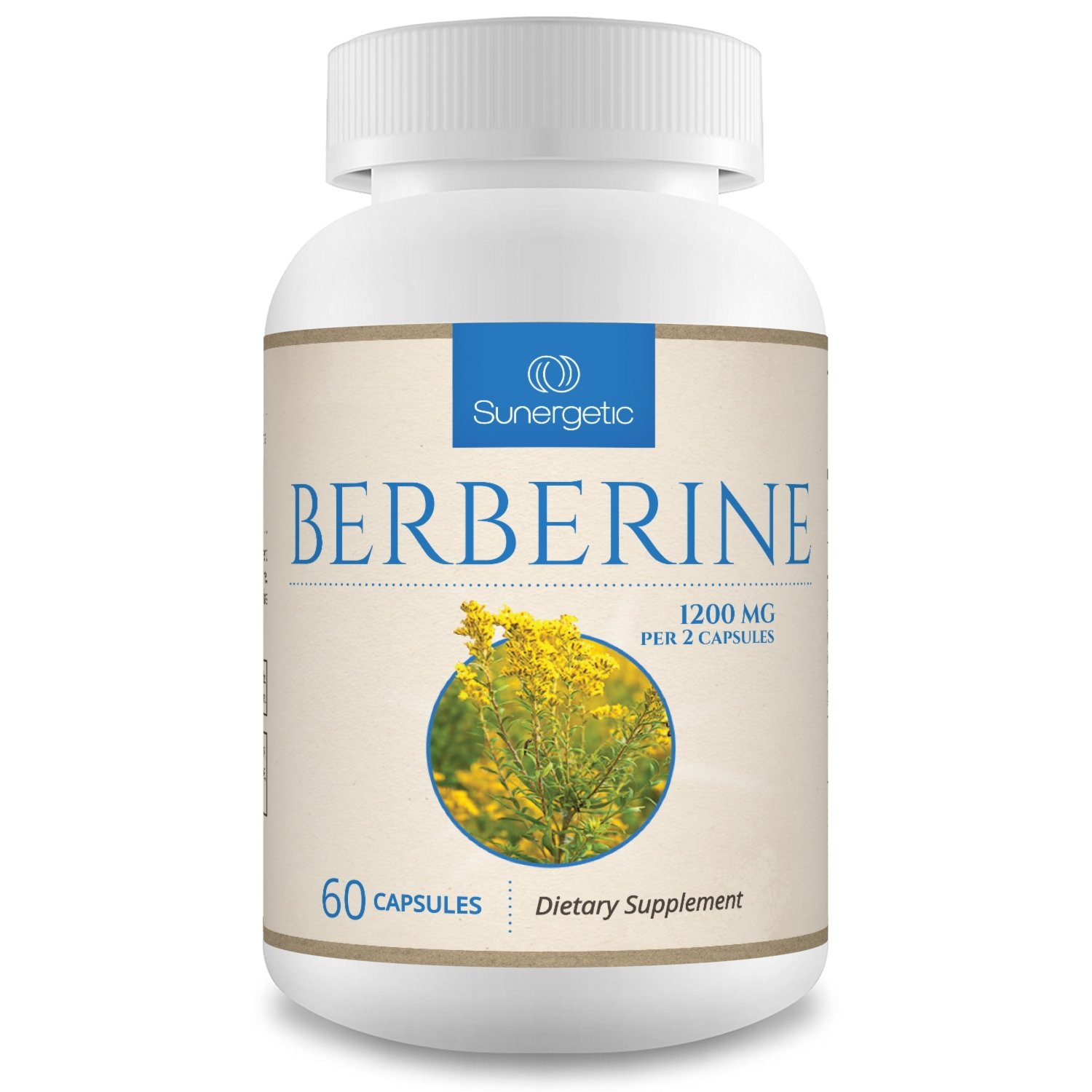 Foto 2 pulgar | Suplemento Sunergetic Premium Berberine 1200 Mg 60 Cápsulas - Venta Internacional