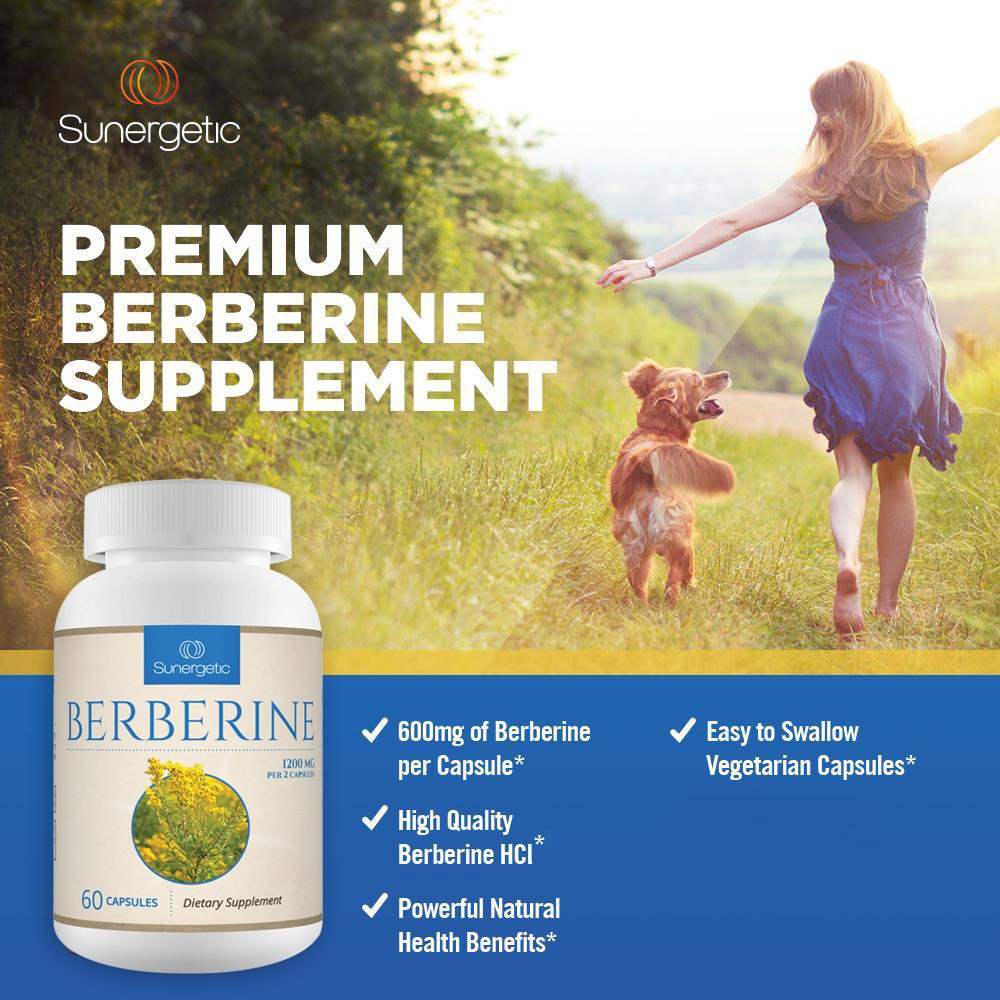 Foto 4 | Suplemento Sunergetic Premium Berberine 1200 Mg 60 Cápsulas - Venta Internacional