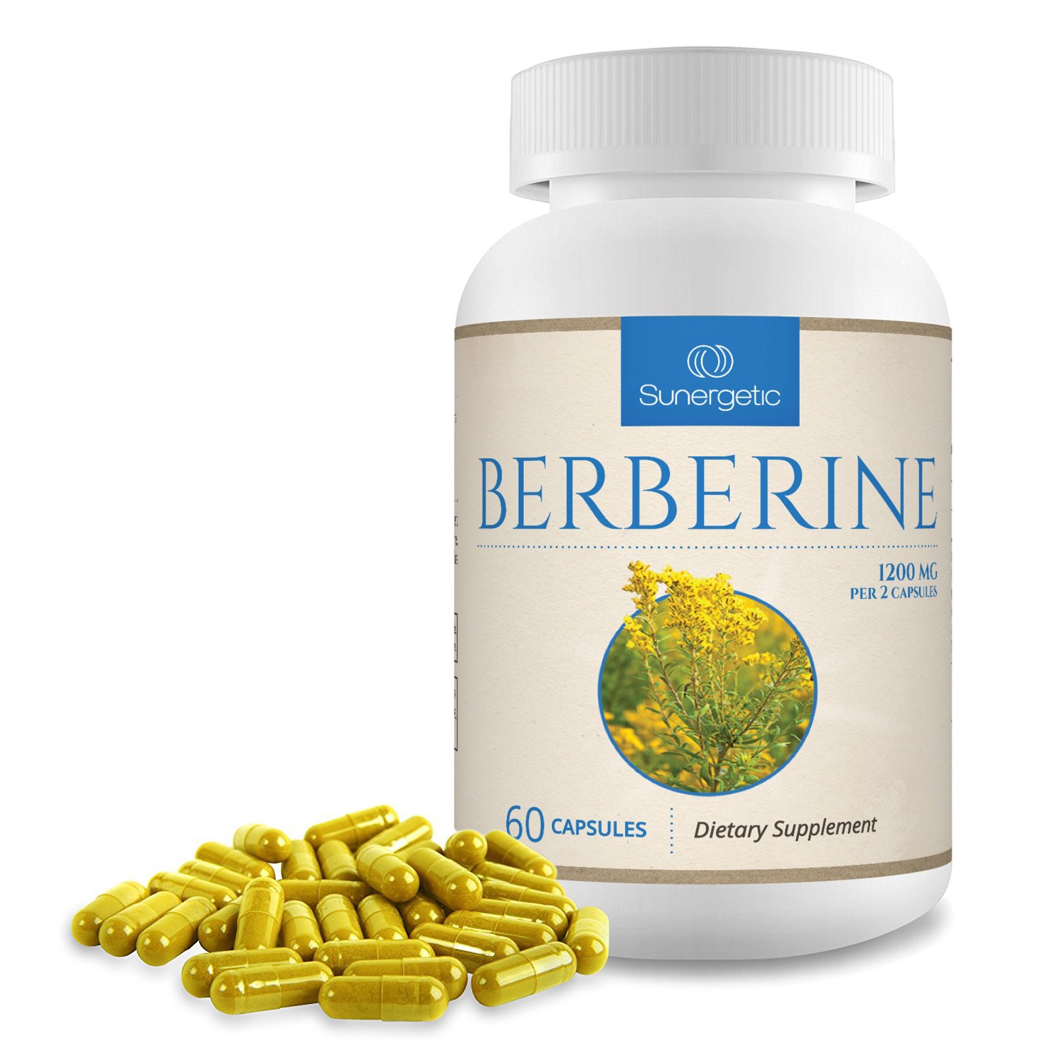 Foto 7 pulgar | Suplemento Sunergetic Premium Berberine 1200 Mg 60 Cápsulas - Venta Internacional