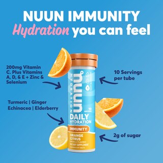 Foto 2 | Tabletas Electrolíticas Nuun Hydration Immunity con 200 mg de Vitamina C - Venta Internacional