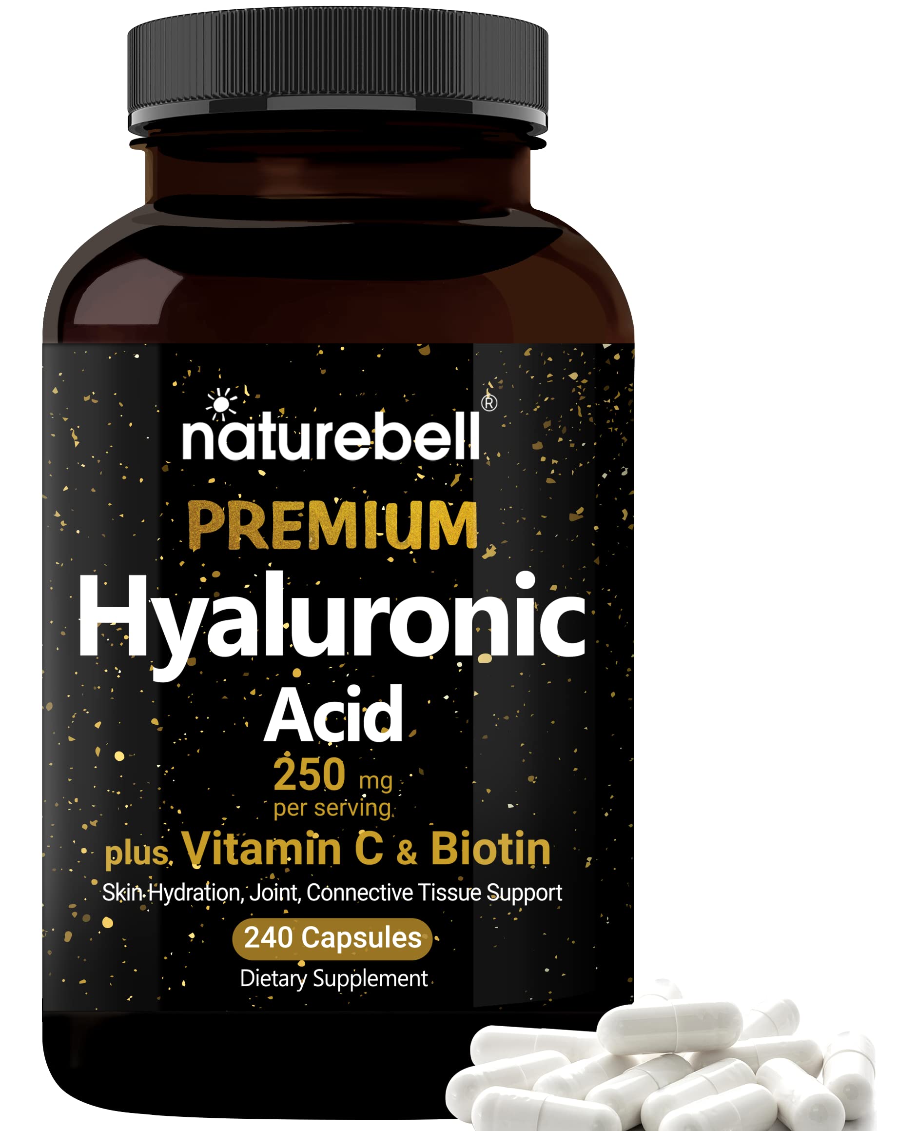Foto 1 | Suplementos de Ácido Hialurónico Naturebell 250 Mg 240 Cápsulas - Venta Internacional