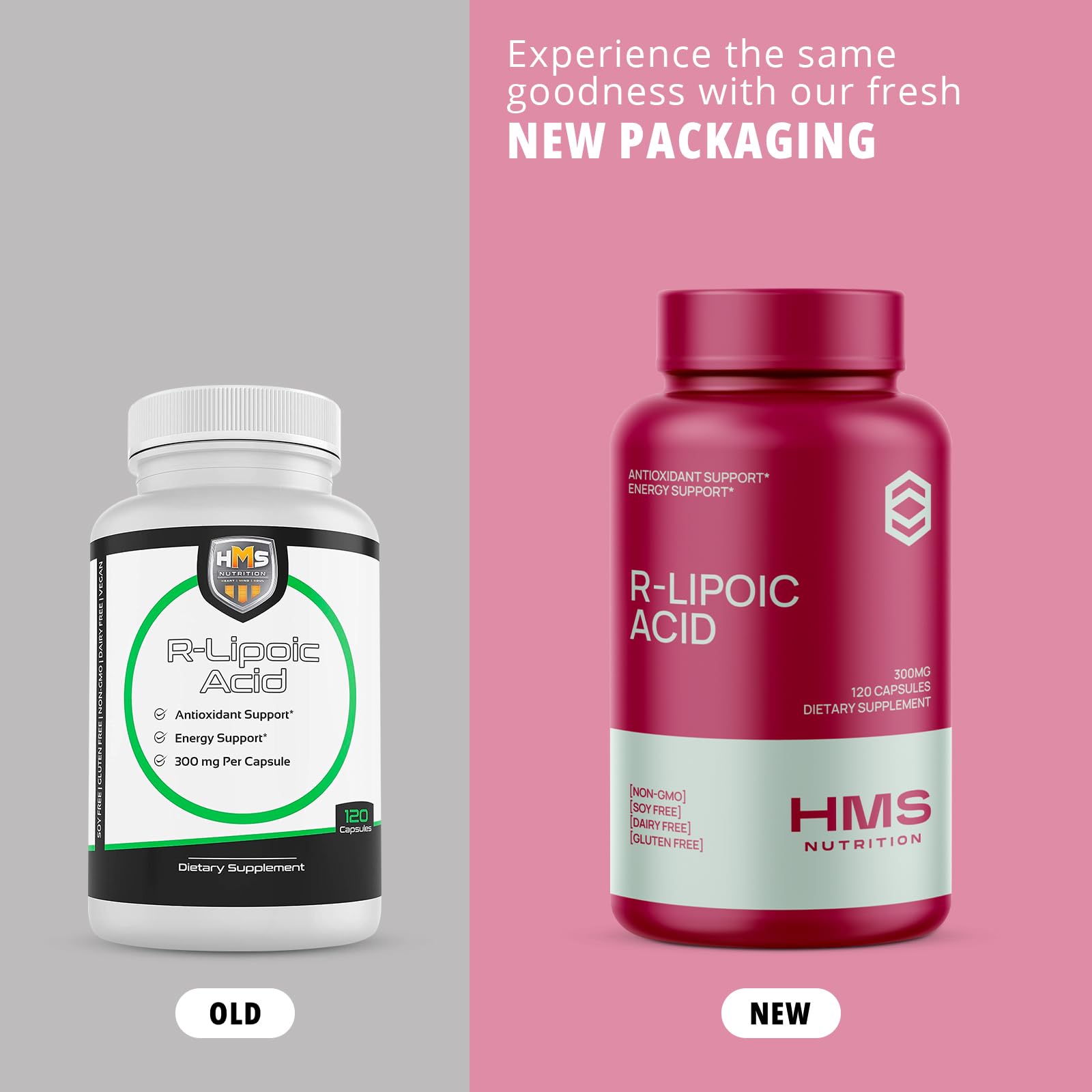 Foto 5 pulgar | Suplemento Hms Nutrition de Ácido R-lipoico 300 Mg 120 Cápsulas - Venta Internacional
