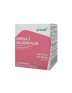 Foto 1 | Suplemento Salmón Plus Dúo 180 Cápsulas