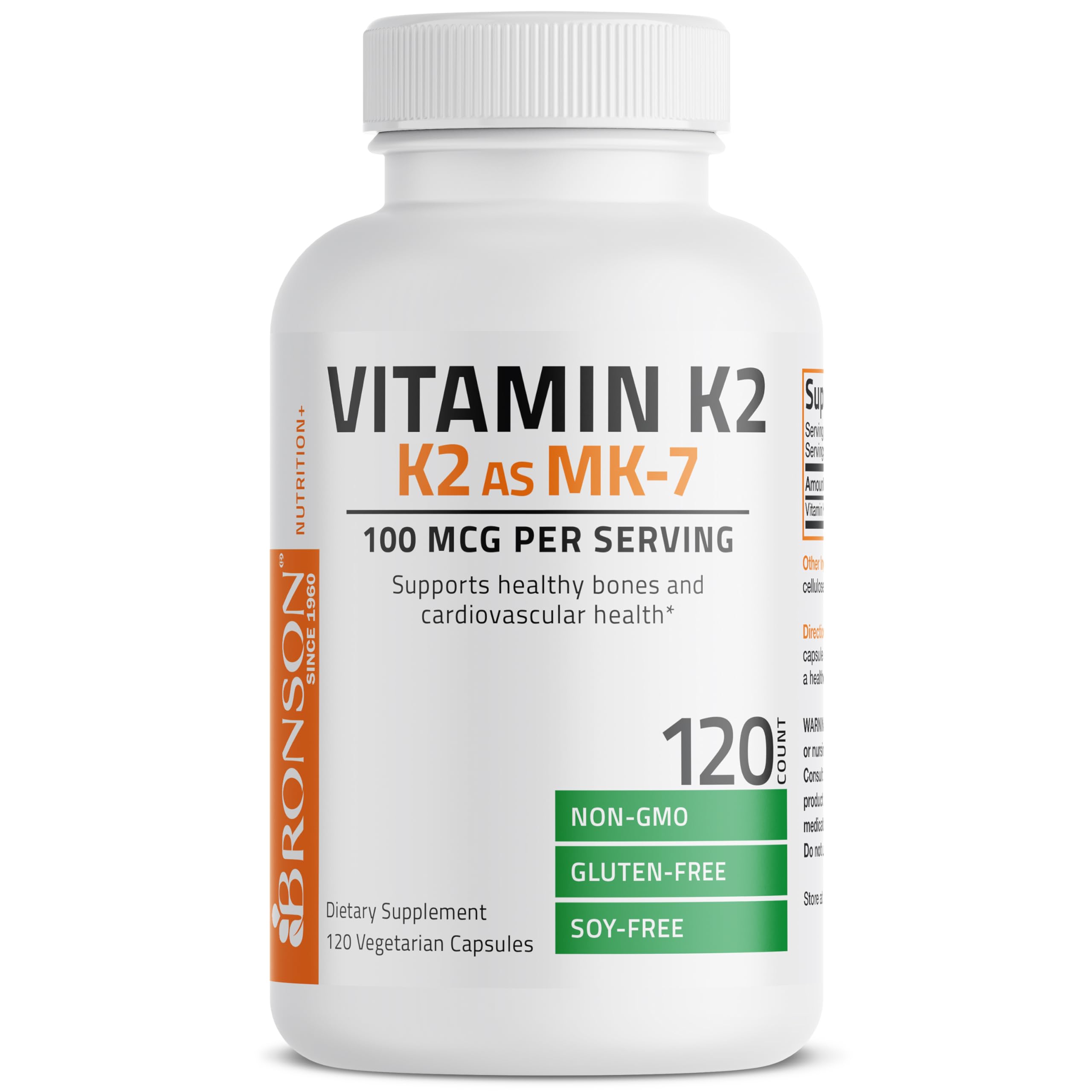 Foto 6 pulgar | Suplemento Bronson con Vitamina K2 Mk-7 Y Menaquinona - Venta Internacional