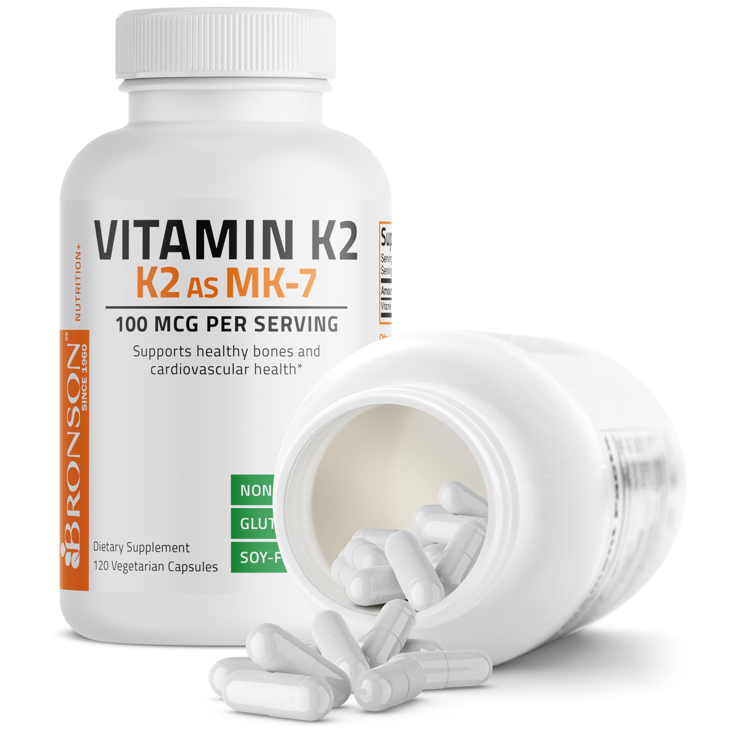 Foto 7 pulgar | Suplemento Bronson con Vitamina K2 Mk-7 Y Menaquinona - Venta Internacional