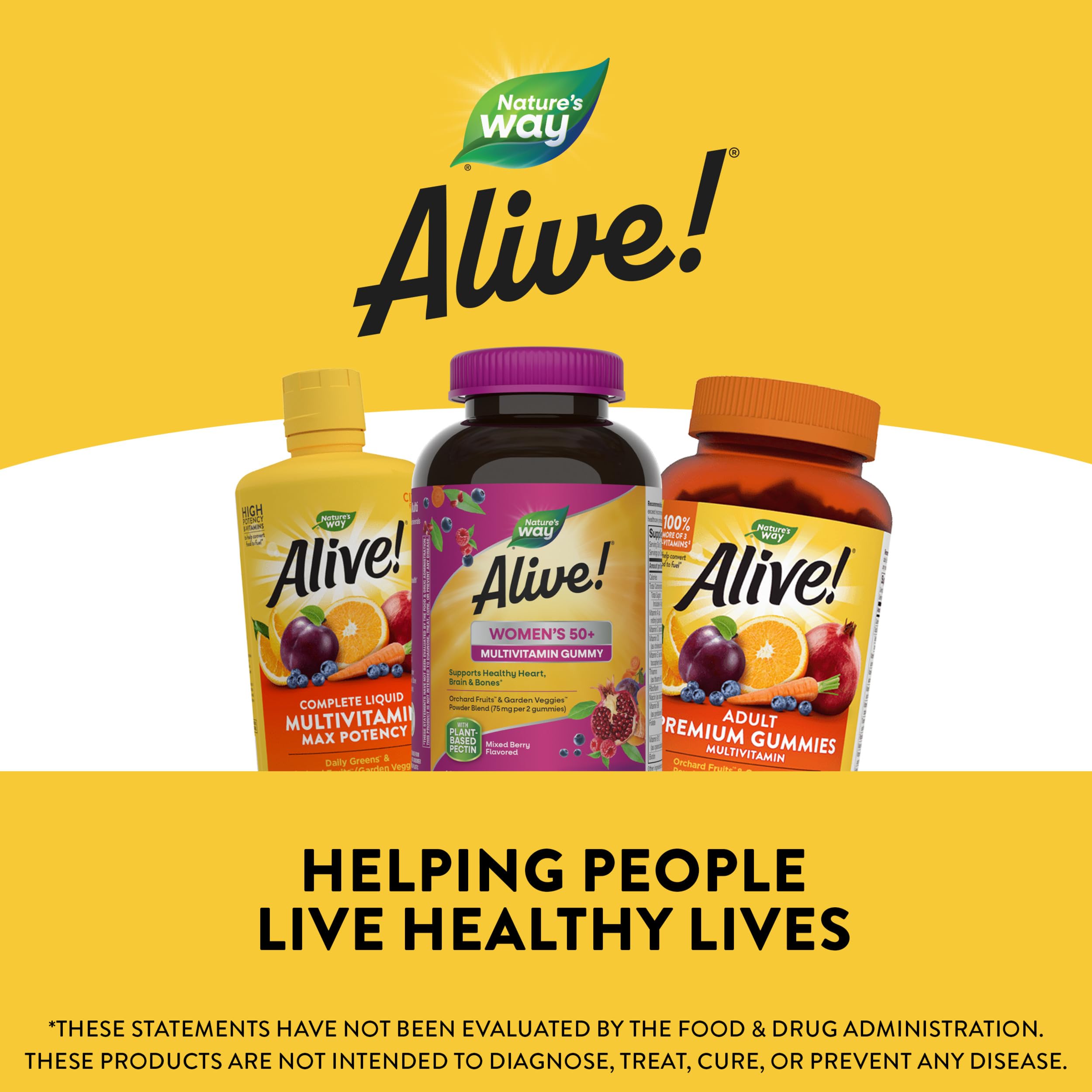 Foto 8 pulgar | Multivitamínico Nature's Way Alive! Gomitas 130 unidades para Mujeres - Venta Internacional
