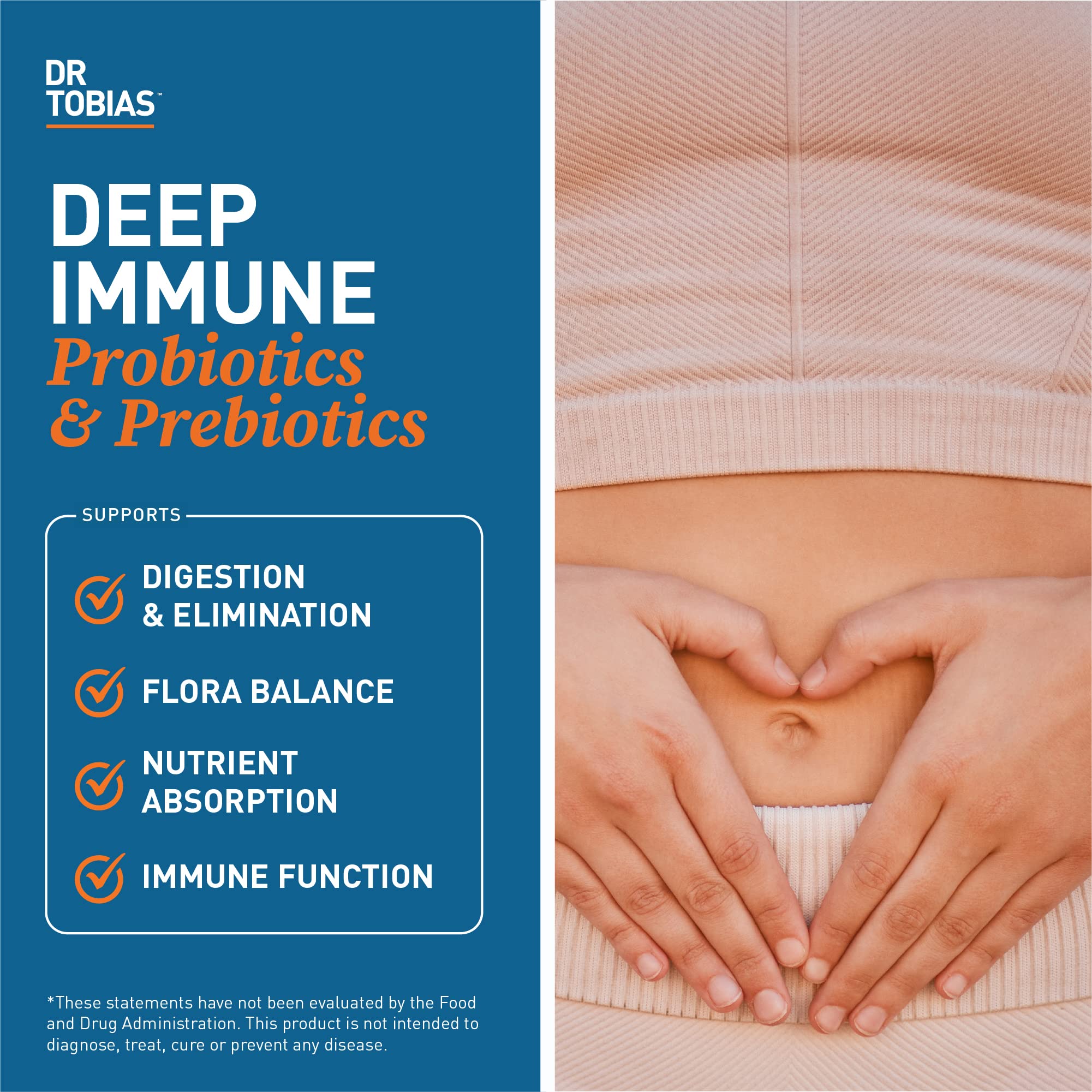 Foto 4 pulgar | Suplemento Dr. Tobias Deep Immune Probiotics 60 Cápsulas - Venta Internacional