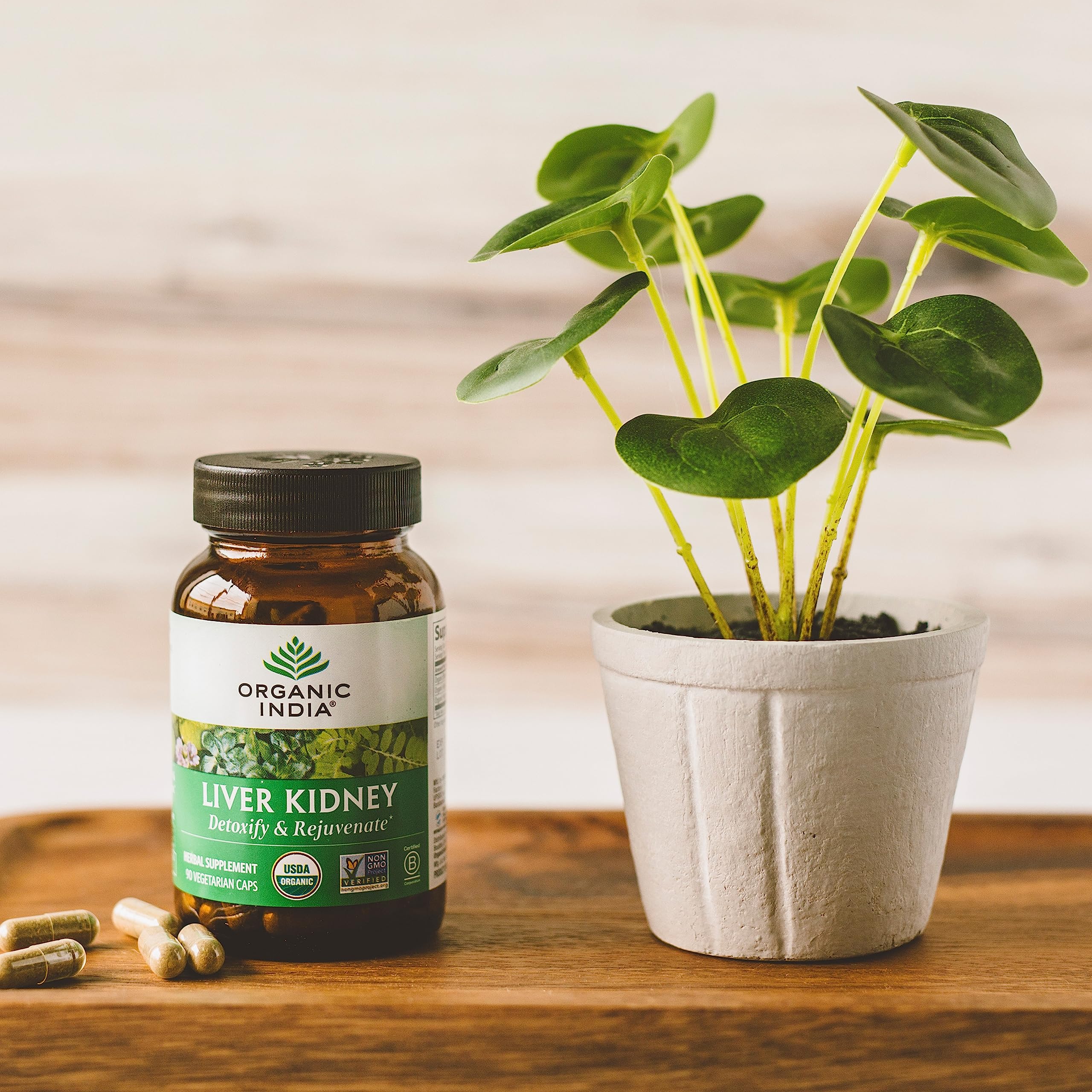 Foto 7 | Suplemento Organic India para Limpiar el Hígado y los Riñones 180 Cápsulas - Venta Internacional