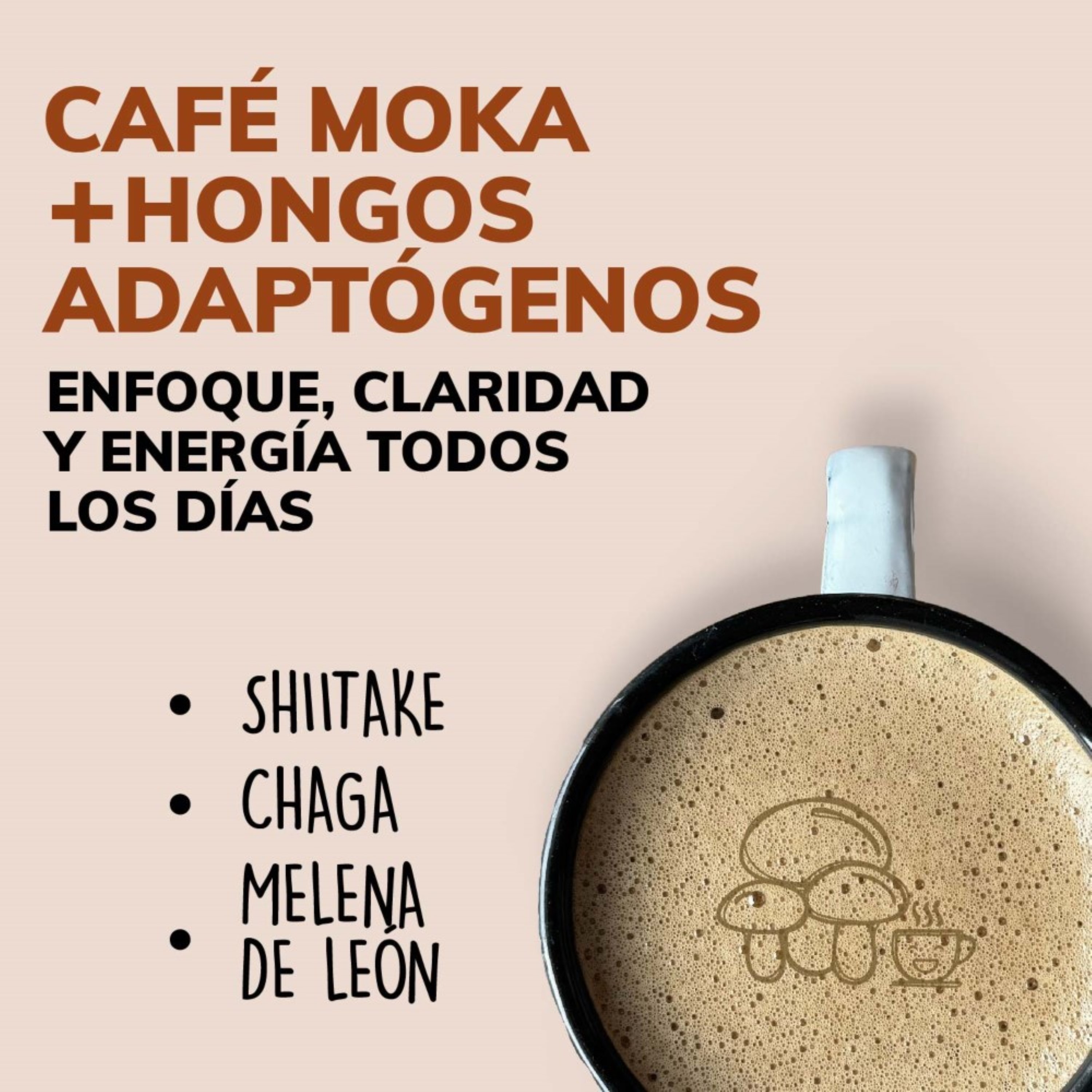 Foto 3 pulgar | Suplemento Alimenticio Beyond Vitamins Cafe Soluble Moka Con Hongos, Melena De Leon, Chaga Y Shiitake 256.5 Mg