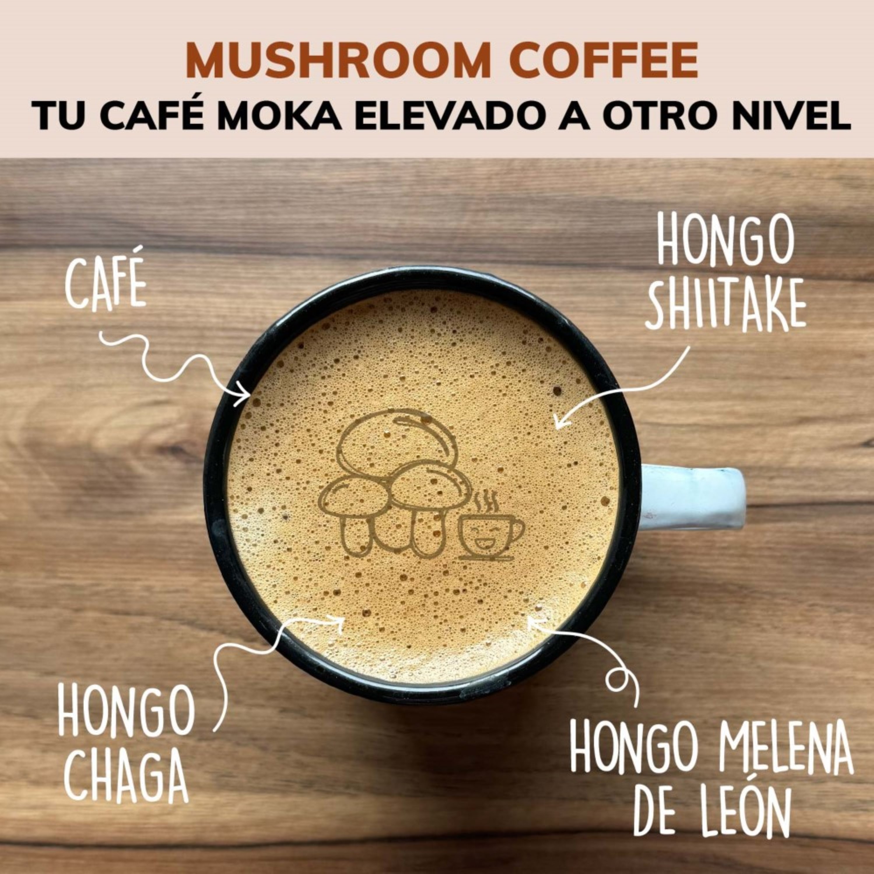 Foto 4 pulgar | Suplemento Alimenticio Beyond Vitamins Cafe Soluble Moka Con Hongos, Melena De Leon, Chaga Y Shiitake 256.5 Mg