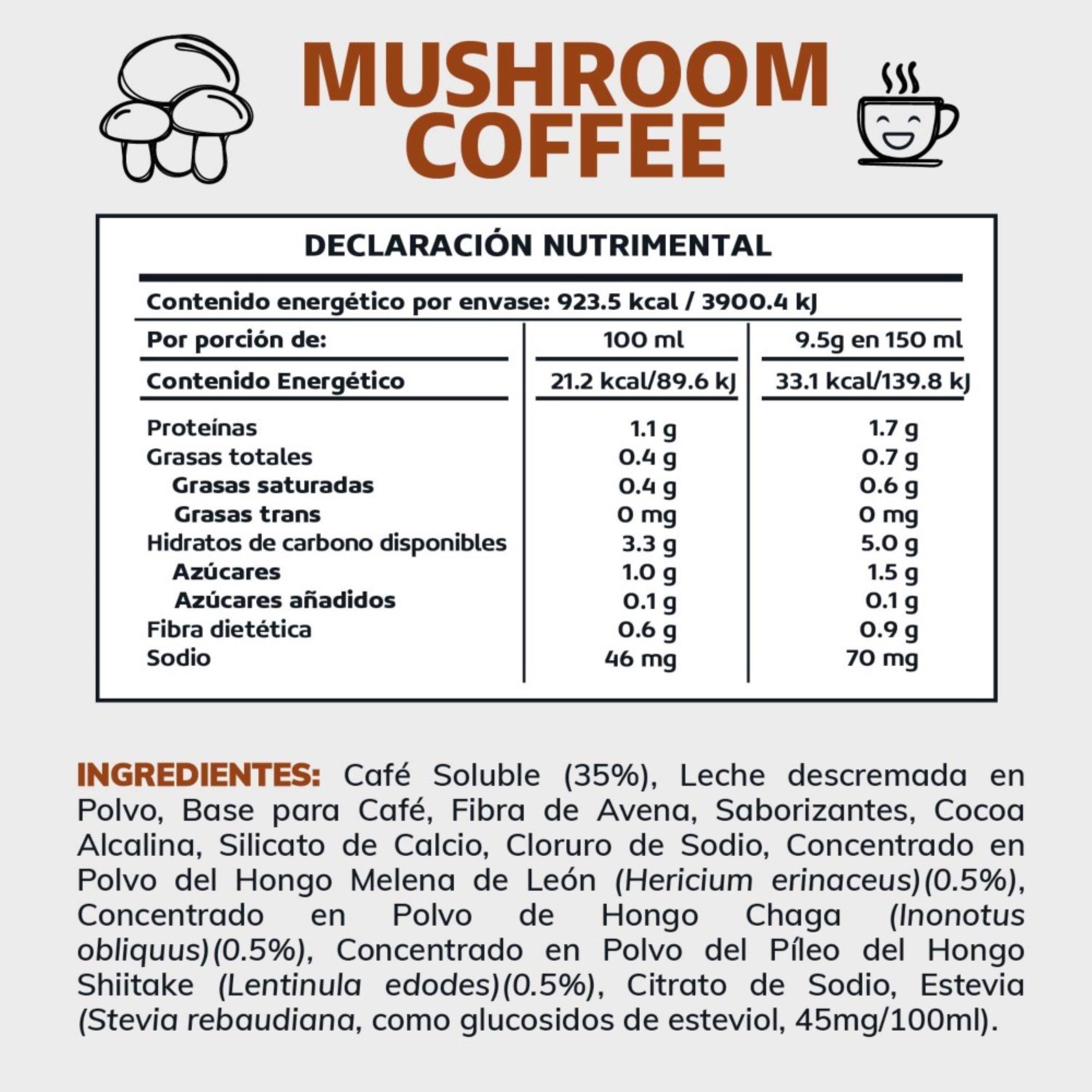 Foto 7 pulgar | Suplemento Alimenticio Beyond Vitamins Cafe Soluble Moka Con Hongos, Melena De Leon, Chaga Y Shiitake 256.5 Mg