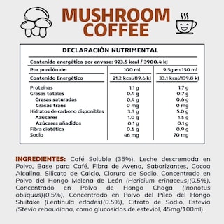 Foto 6 | Suplemento Alimenticio Beyond Vitamins Cafe Soluble Moka Con Hongos, Melena De Leon, Chaga Y Shiitake 256.5 Mg