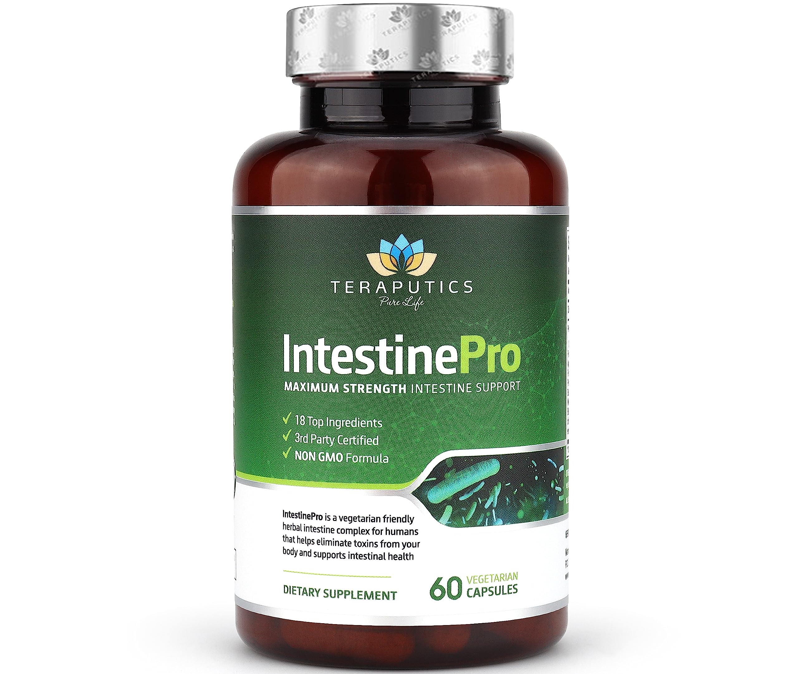 Foto 2 pulgar | Suplemento Teraputics Intestinepro Intestine Support 60 Cápsulas - Venta Internacional