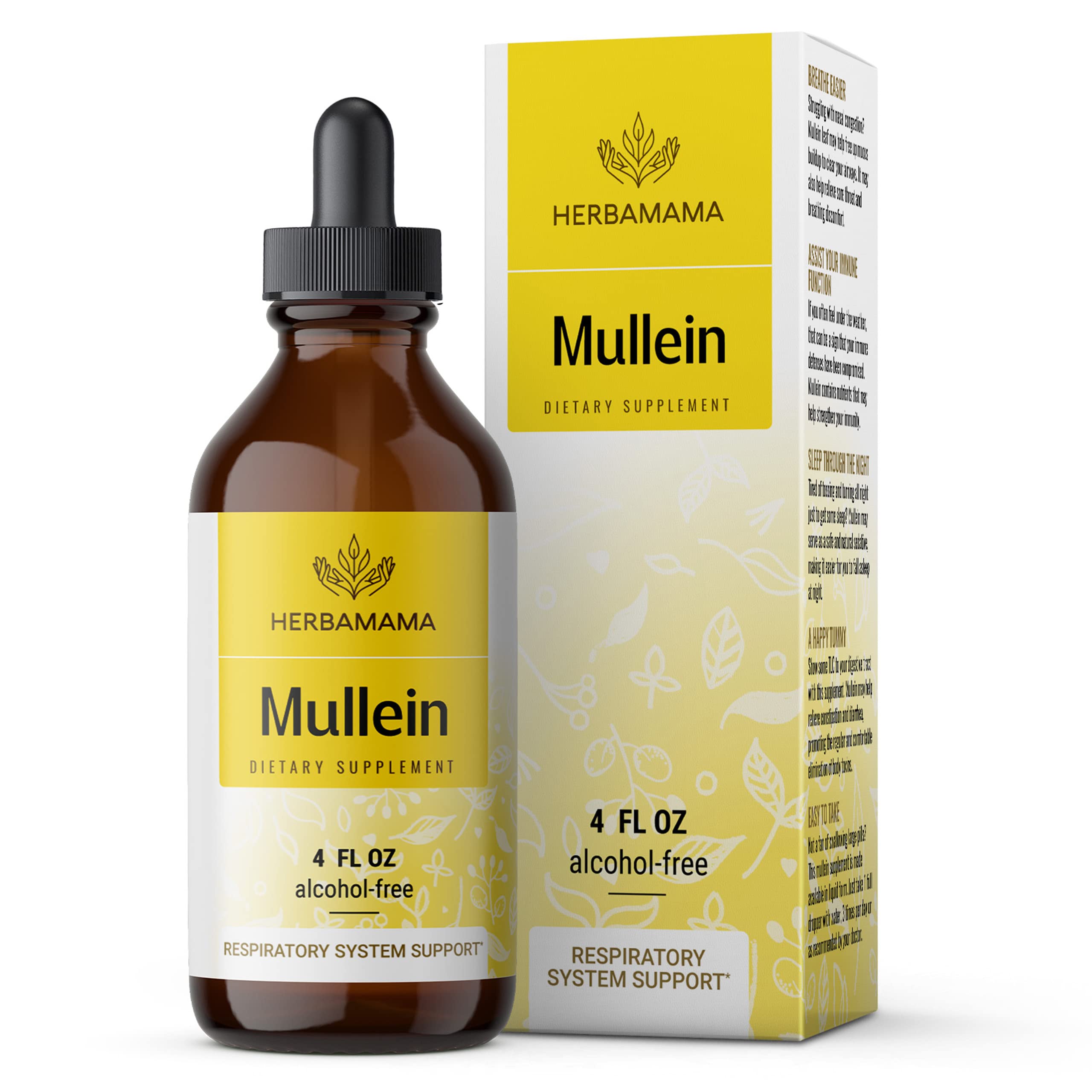 Limpiador Pulmonar Tincture Herbamama con Hojas de Gordolobo 120 Ml Vegano - Venta Internacional
