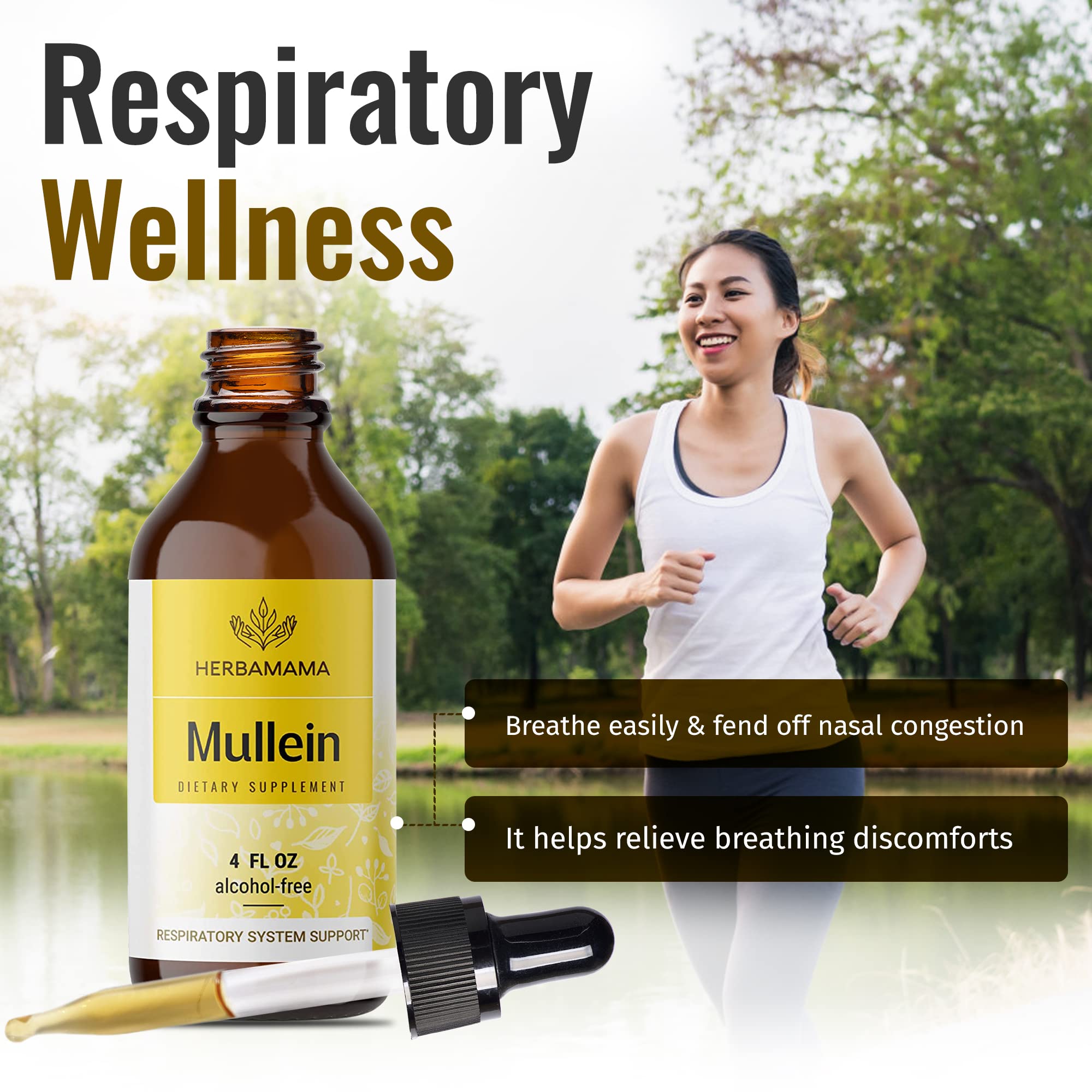 Foto 3 | Limpiador Pulmonar Tincture Herbamama con Hojas de Gordolobo 120 Ml Vegano - Venta Internacional