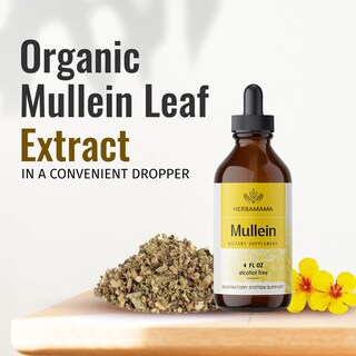 Foto 6 | Limpiador Pulmonar Tincture Herbamama con Hojas de Gordolobo 120 Ml Vegano - Venta Internacional
