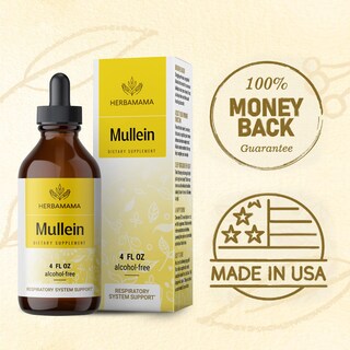 Foto 7 | Limpiador Pulmonar Tincture Herbamama con Hojas de Gordolobo 120 Ml Vegano - Venta Internacional