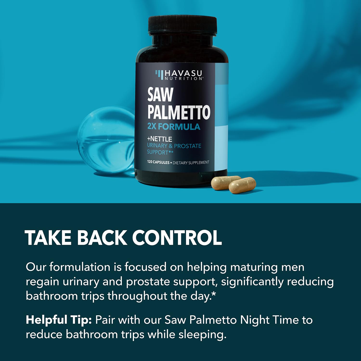 Foto 6 pulgar | Suplemento de Palma Enana Americana De Havasu Nutrition Con Ortiga - Venta Internacional