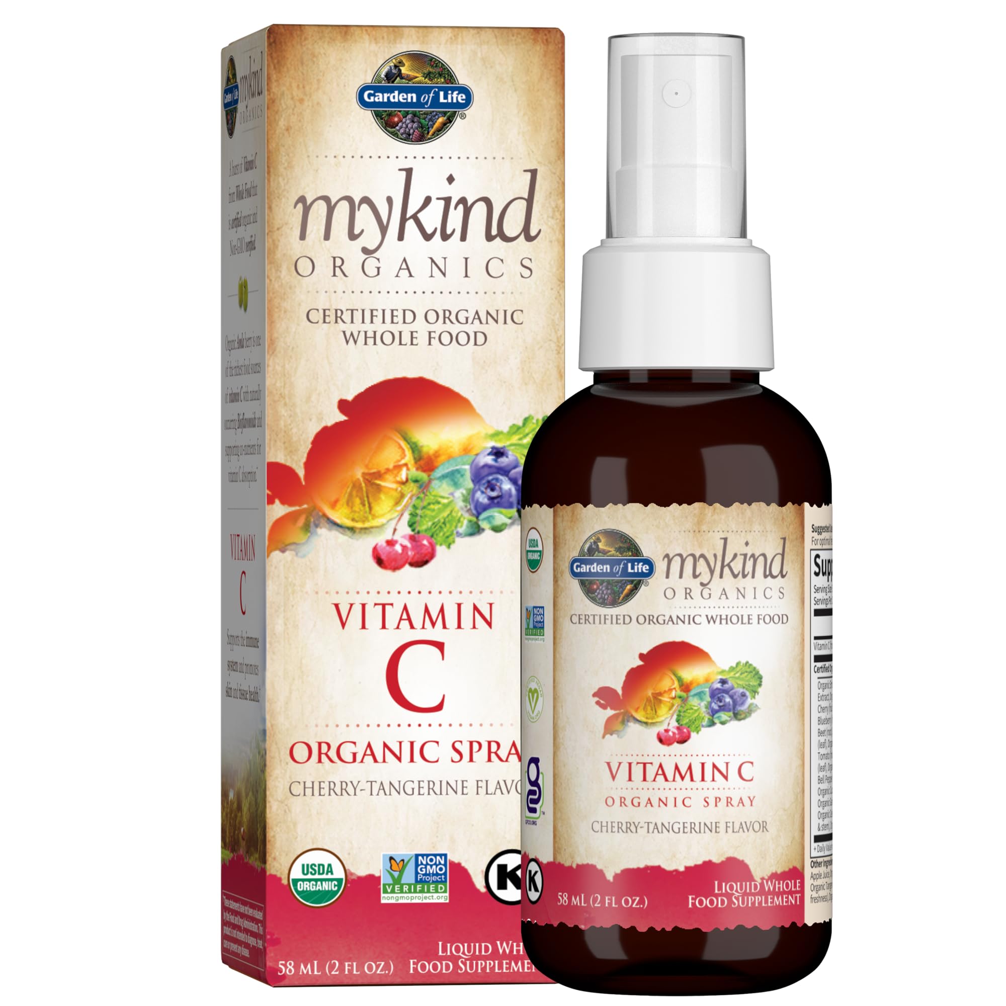Foto 2 pulgar | Suplemento de Vitamina C Garden Of Life Mykind Organics 60 Ml- Venta Internacional