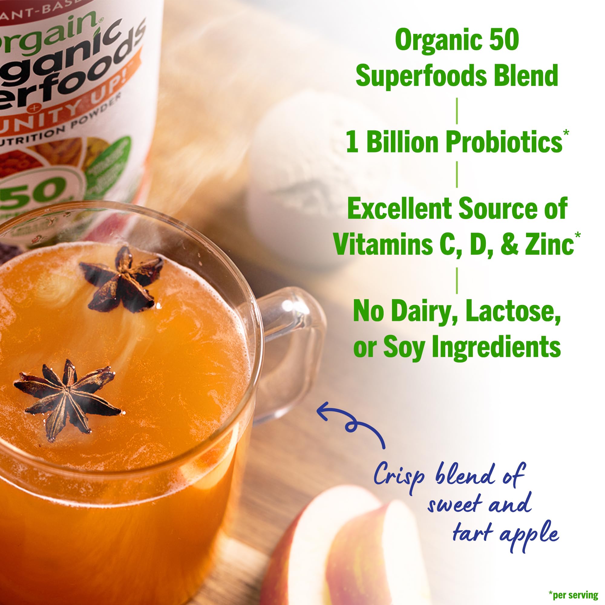 Foto 7 pulgar | Suplemento Orgain Organic Greens + 50 Superalimentos - Venta Internacional