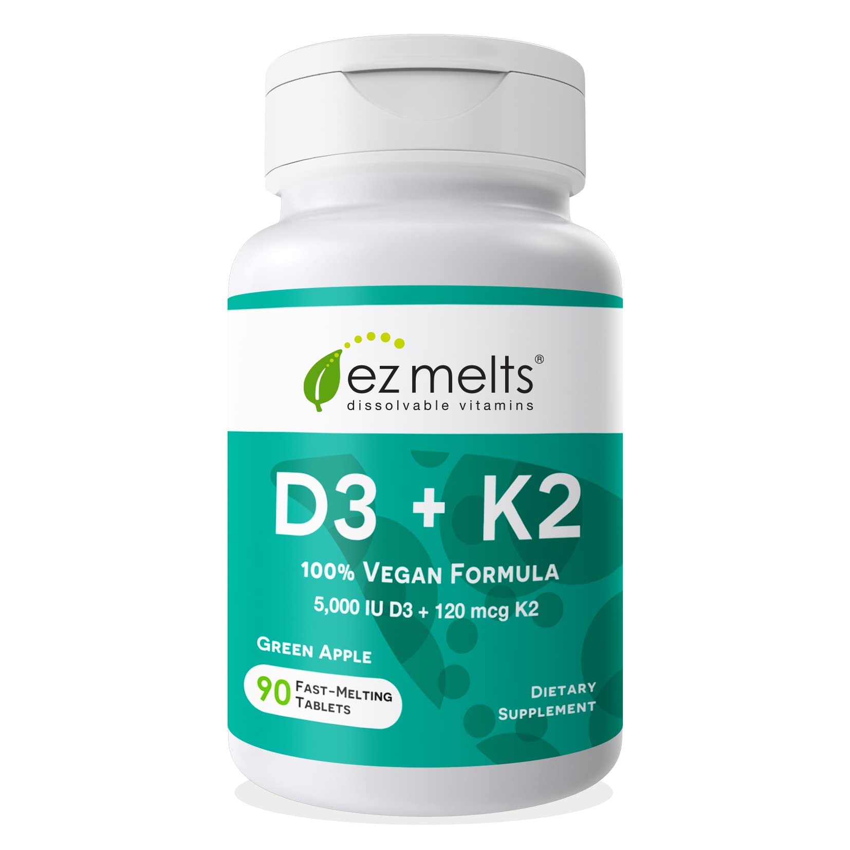Foto 2 pulgar | Suplemento Ez Melts Vitamina D3 K2 de 5,000 Ui para Huesos y Articulaciones - Venta Internacional
