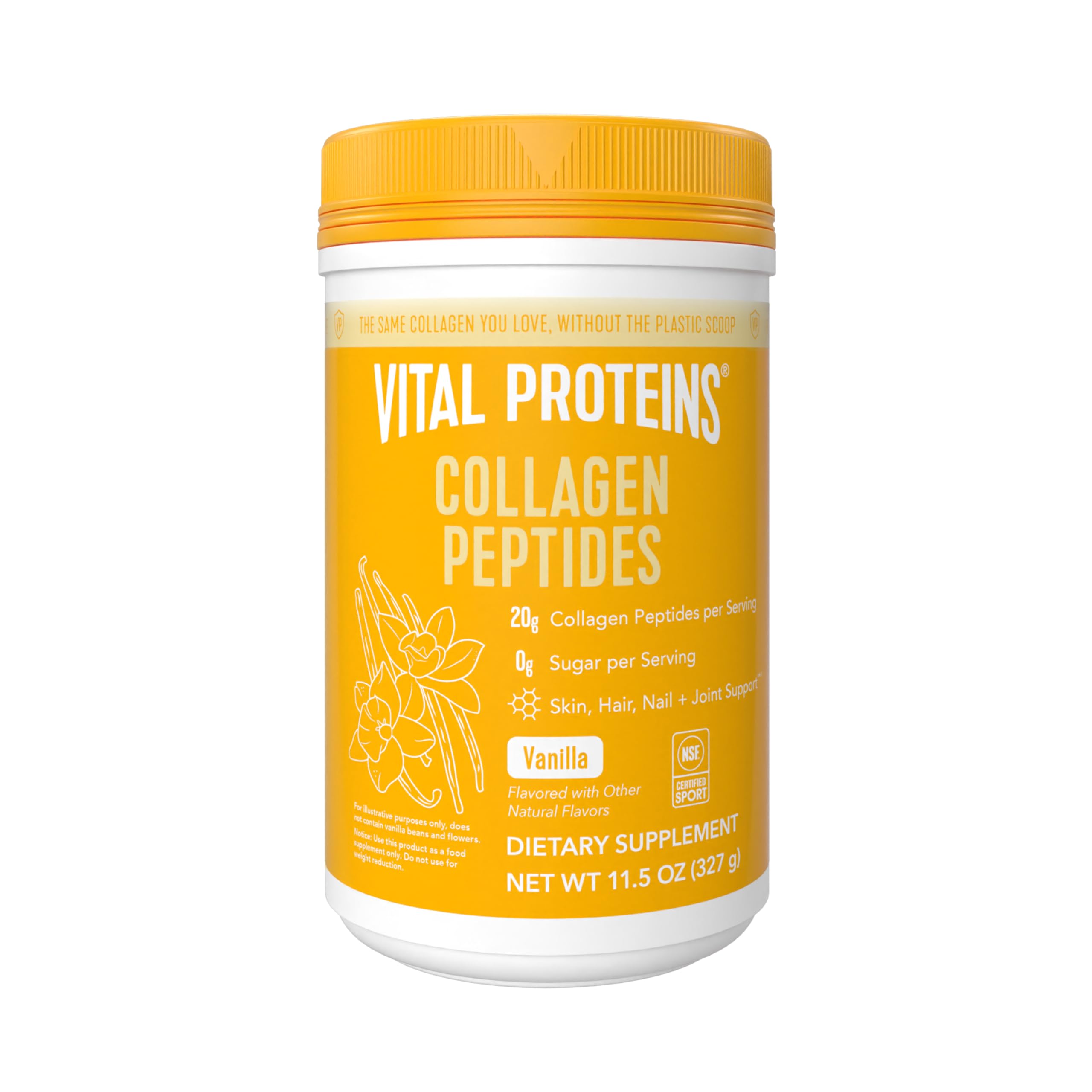 Suplementos Vital Proteins Péptidos de Colágeno Vainilla 340 Ml - Venta Internacional