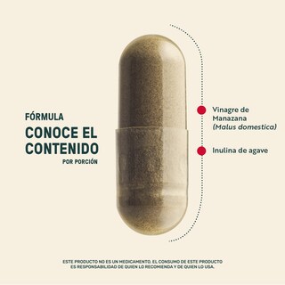 Foto 4 | Suplemento Vinagre De Manzana Apple Vinegar Life 360+ 270 Cápsulas