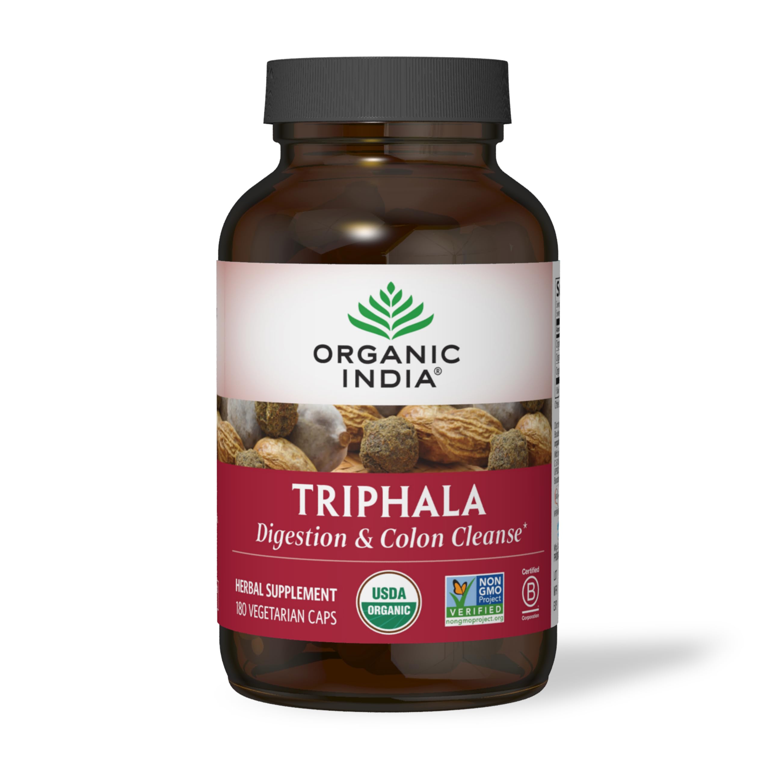 Foto 2 pulgar | Suplemento Organic India Triphala Capsules 180 Unidades - Venta Internacional
