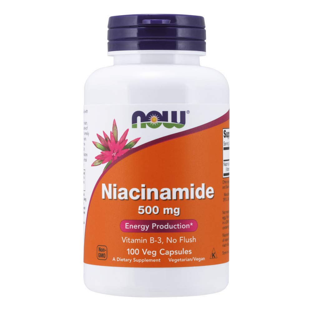 Foto 2 pulgar | Suplemento Now Niacinamida 500 Mg 100 Cápsulas - Venta Internacional