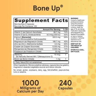Foto 5 | Suplemento Jarrow Fórmulas Boneup 240 Cápsulas Con Vitamina D3 - Venta Internacional