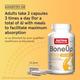 Foto 6 | Suplemento Jarrow Fórmulas Boneup 240 Cápsulas Con Vitamina D3 - Venta Internacional