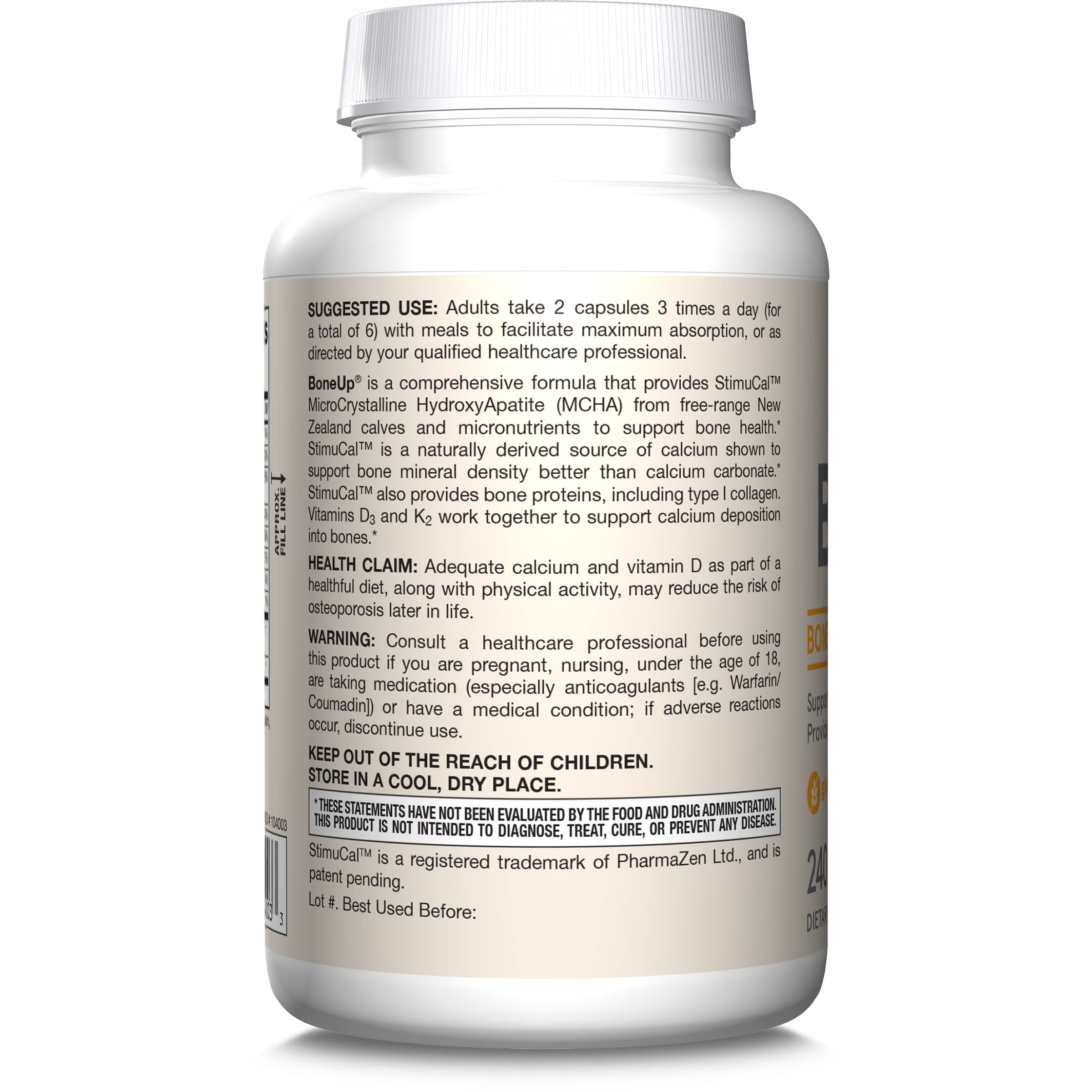 Foto 7 | Suplemento Jarrow Fórmulas Boneup 240 Cápsulas Con Vitamina D3 - Venta Internacional