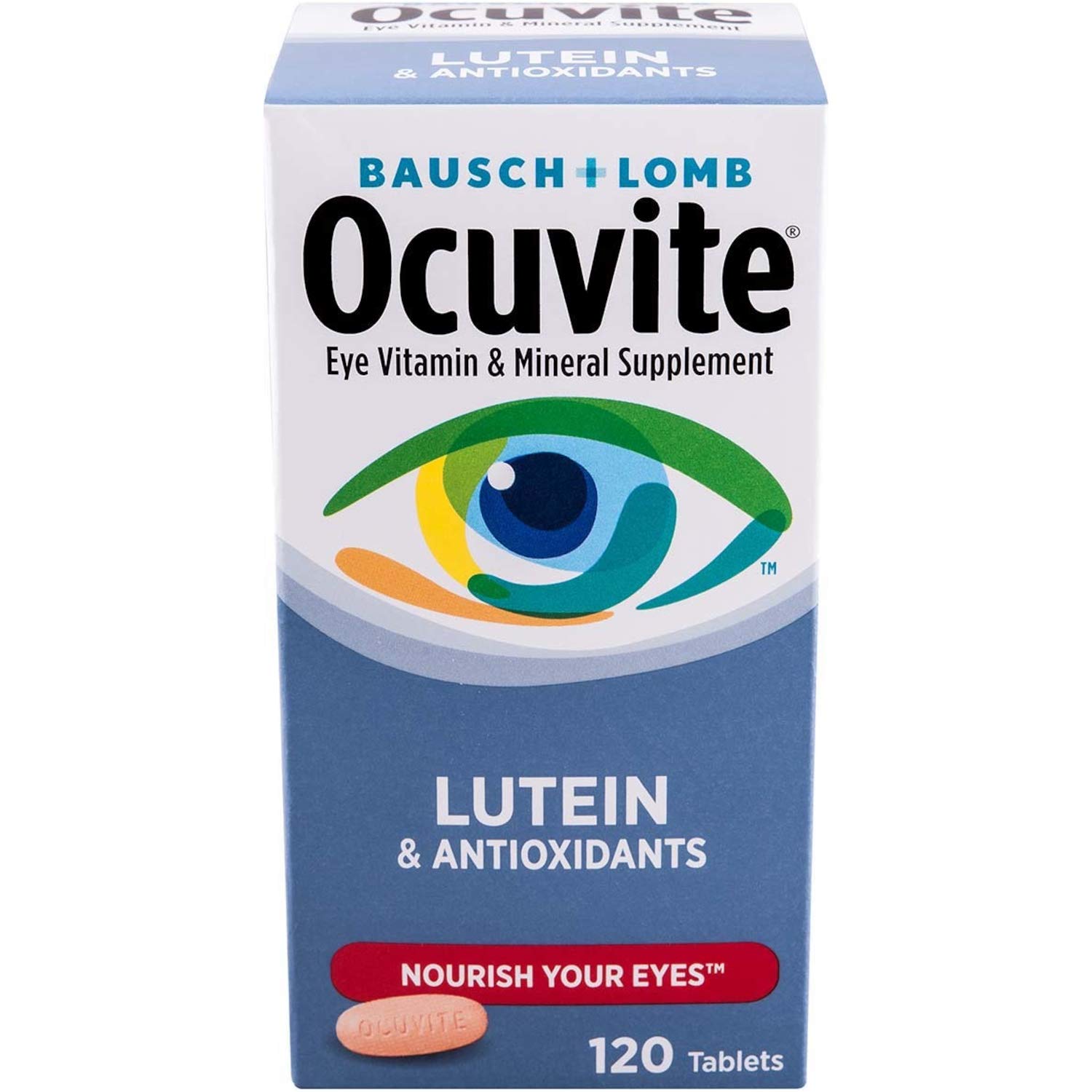 Foto 2 pulgar | Suplemento de Vitamina Ocular Bausch + Lomb Ocuvite con Luteína 120 Unidades - Venta Internacional