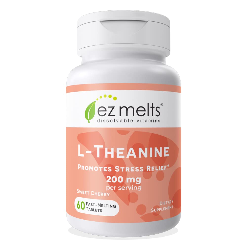 Foto 2 pulgar | Suplemento Ez Melts De L-teanina Soluble 200 Mg- Venta Internacional