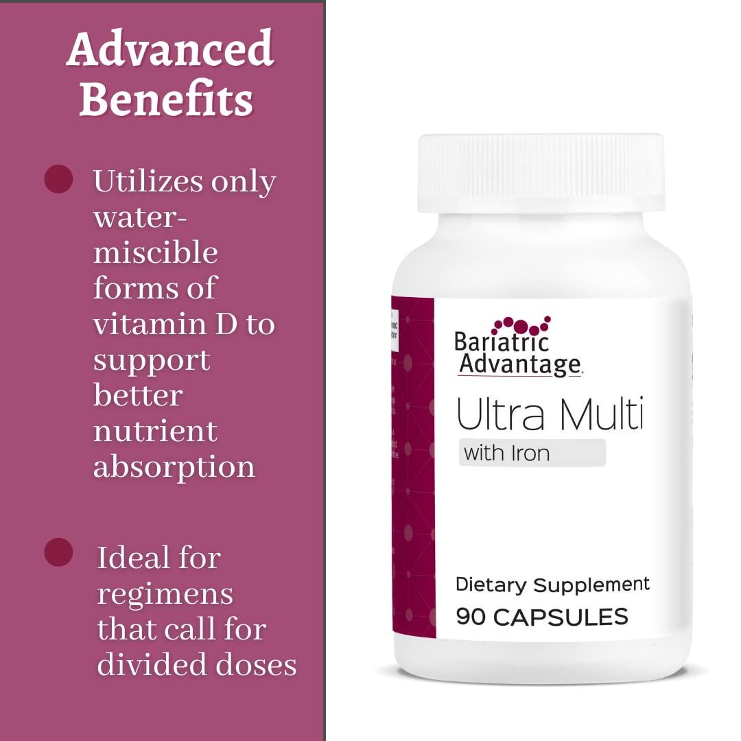 Foto 3 pulgar | Suplemento Multivitamínico Bariatric Advantage Ultra con Hierro 90 Cápsulas - Venta Internacional