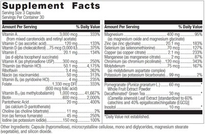 Foto 4 | Suplemento Multivitamínico Bariatric Advantage Ultra con Hierro 90 Cápsulas - Venta Internacional